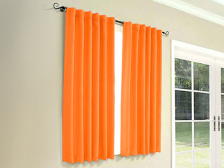 Draperie decorative Rongo - portocaliu