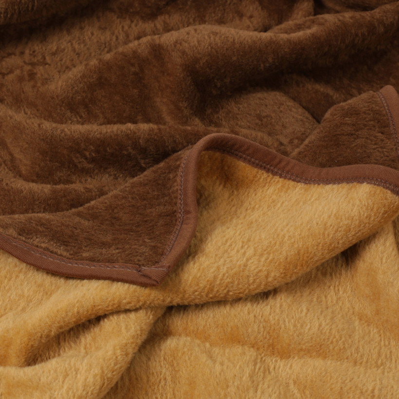 Pătură din acril de calitate - maro/bej