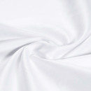 Țesătură din bumbac satinat de lux - model 0000 alb - metraj - lățime 145, 220 cm