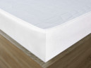 Cearceafuri de pat din jersey cu elastic - alb