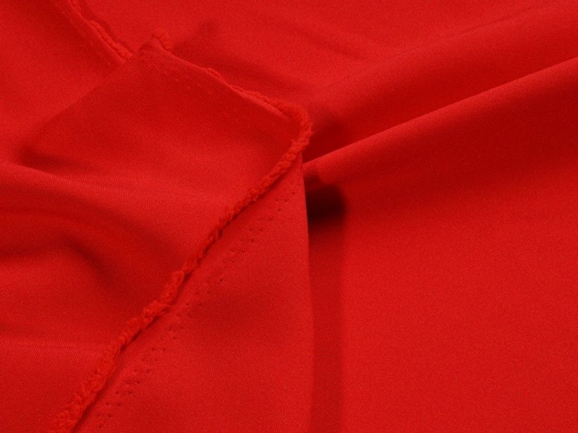 Tesătură decorativă o singură culoare Rongo - roșu