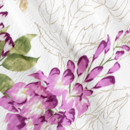 Lenjerie de pat creponată Deluxe - model 1104 flori wisteria