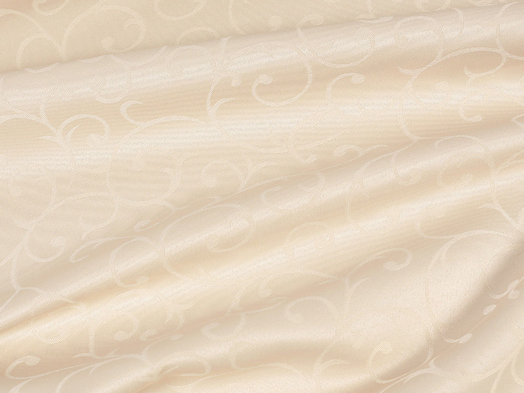 Țesătură decorativă cu strat teflonat - desen stilou - bej