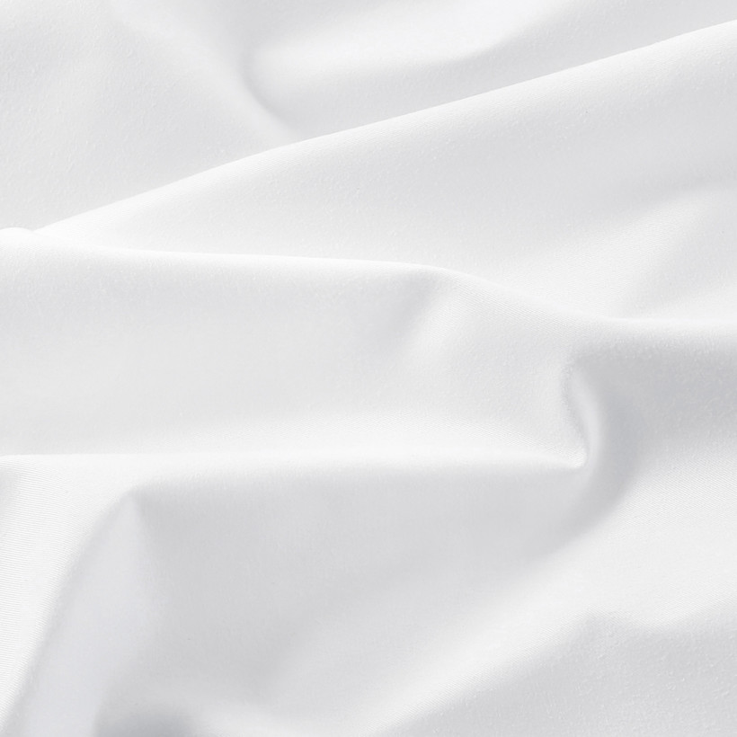 Țesătură teflonată de lux - albă cu luciu satinat