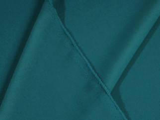 Țesătură decorativă Rongo culoare uni - albastru petrol - lățime 150 cm
