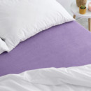 Cearceafuri de pat din terry cu elastic - violet