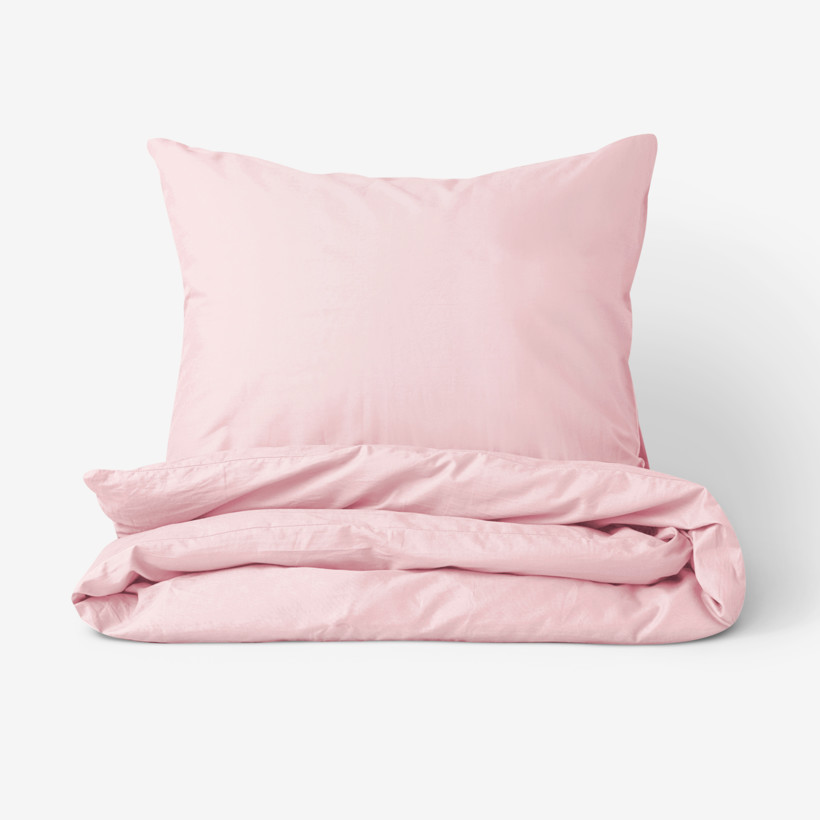 Lenjerie de pat din 100% bumbac - roz pudră
