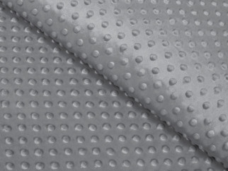 Tesături din polyester MINKY - gri închis - lătime 150 cm