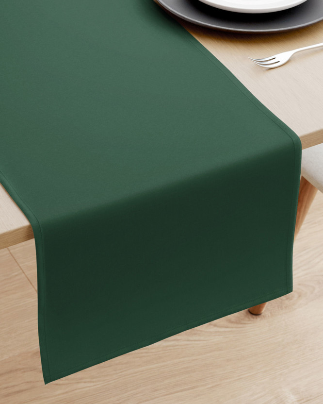 Napron de masă 100% bumbac - verde închis