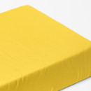 Cearceafuri de pat din bumbac cu elastic - galben
