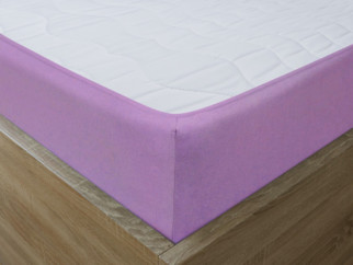 Cearceafuri de pat din jersey cu elastic - violet deschis