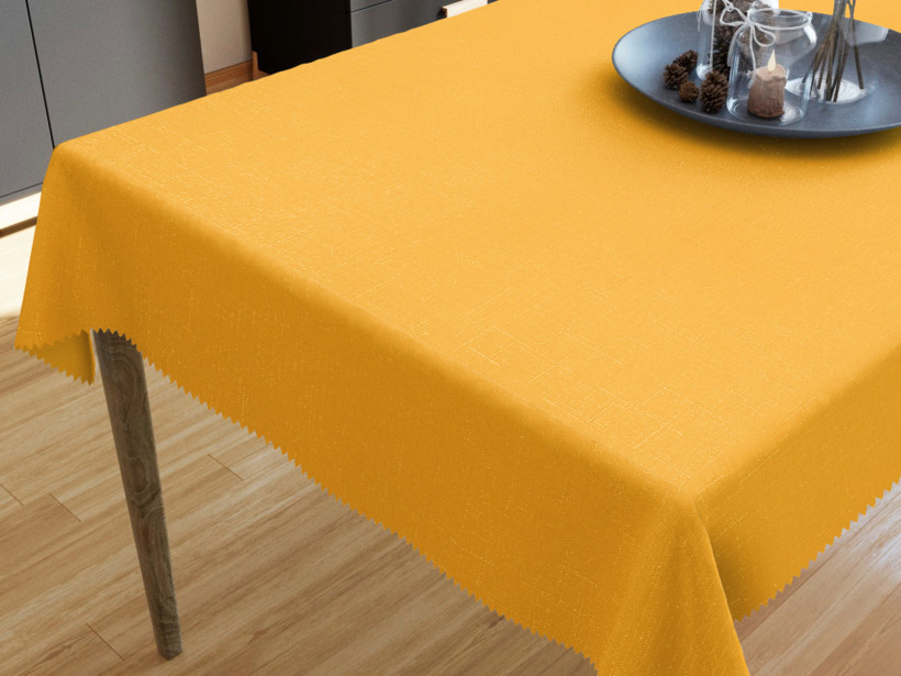 Față de masă teflonată - model 013 - galben intens