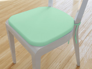 Pernă pentru scaun rotundă decorativă 39x37cm - LONETA - mentolate