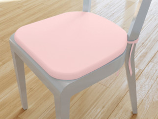 Pernă pentru scaun rotundă decorativă 39x37cm - LONETA - roz