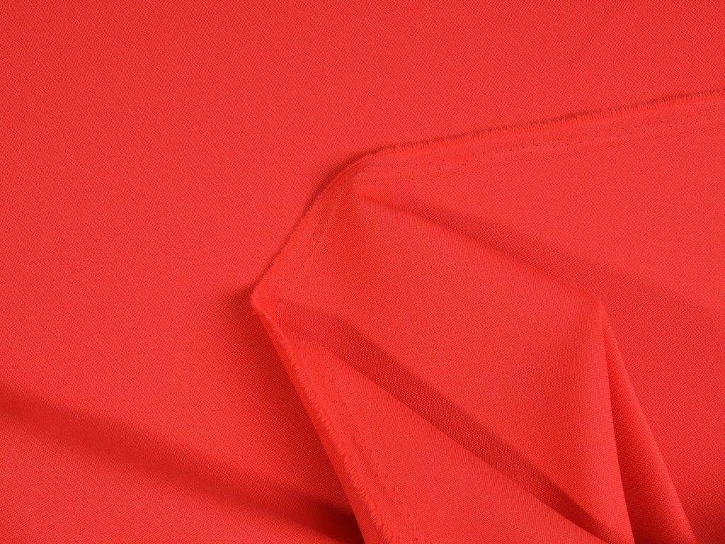 Tesătură decorativă o singură culoare Rongo - roșu fosforeşcent