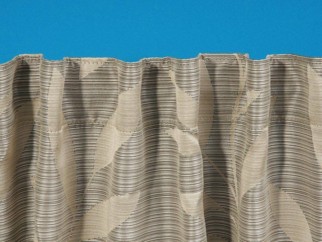 Panglică plisată pentru tijă de perdea - transparentă 5cm - nr. 458