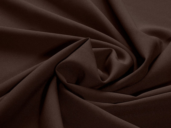 Tesătură decorativă o singură culoare Rongo - maro ciocolată - lătime 150 cm