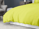 Lenjerie de pat din bumbac - verde fosforeşcent
