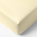 Cearceafuri de pat din bumbac cu elastic - crem