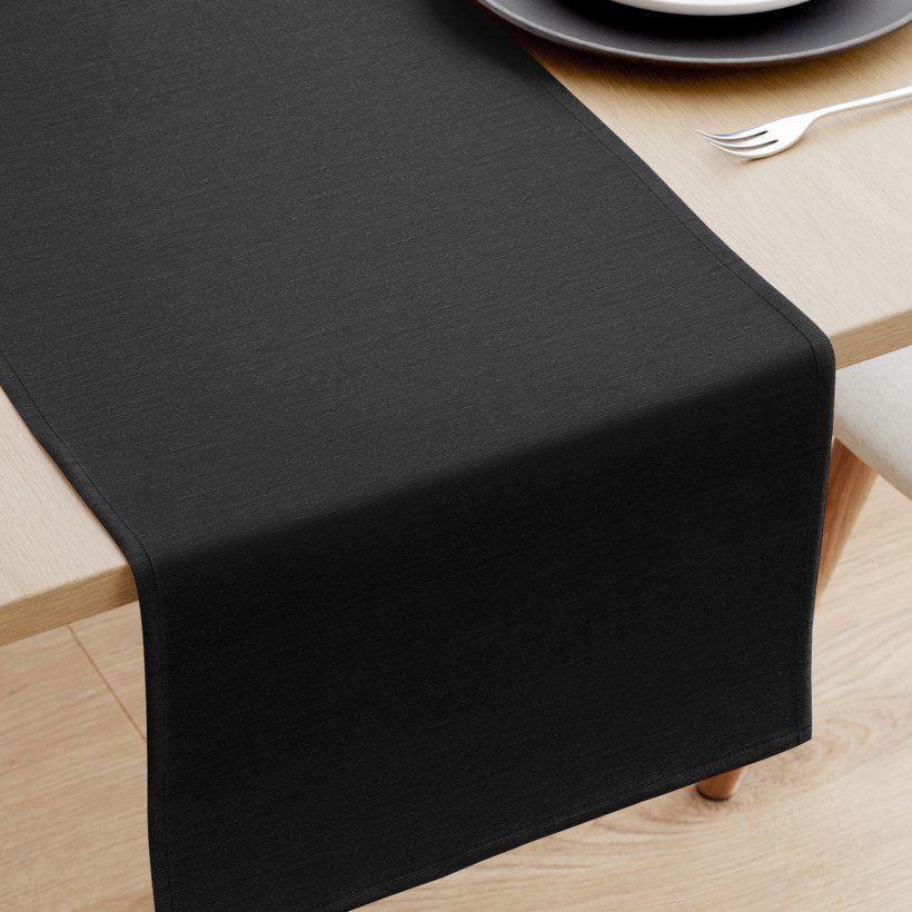 Napron de masă decorativ LONETA - negru