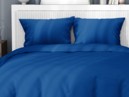Lenjerie de pat din bumbac - albastru regal