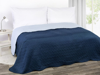 Cuvertură de pat Bella - albastră