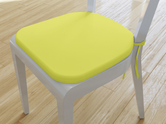Pernă pentru scaun din bumbac 39x37cm - verde lime