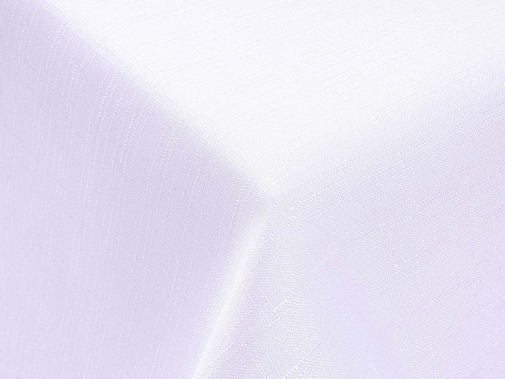 Țesătură teflonată pentru fețe de masă - albă cu nuanță violet