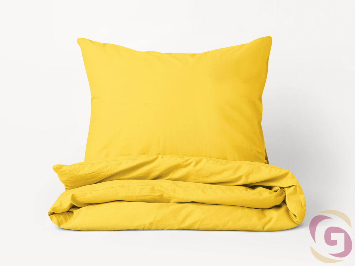 Inspire dream swap Lenjerie de pat din 100% bumbac - galben | Goldea.ro