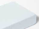 Cearceafuri de pat din bumbac cu elastic - gri-albastru