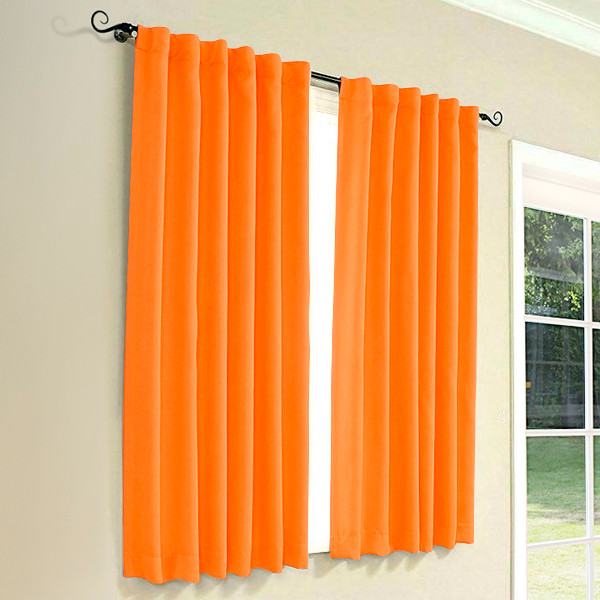 Draperie decorativă Rongo - portocaliu