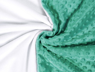 Pătură pentru copii MINKY - verde - 75x100 cm
