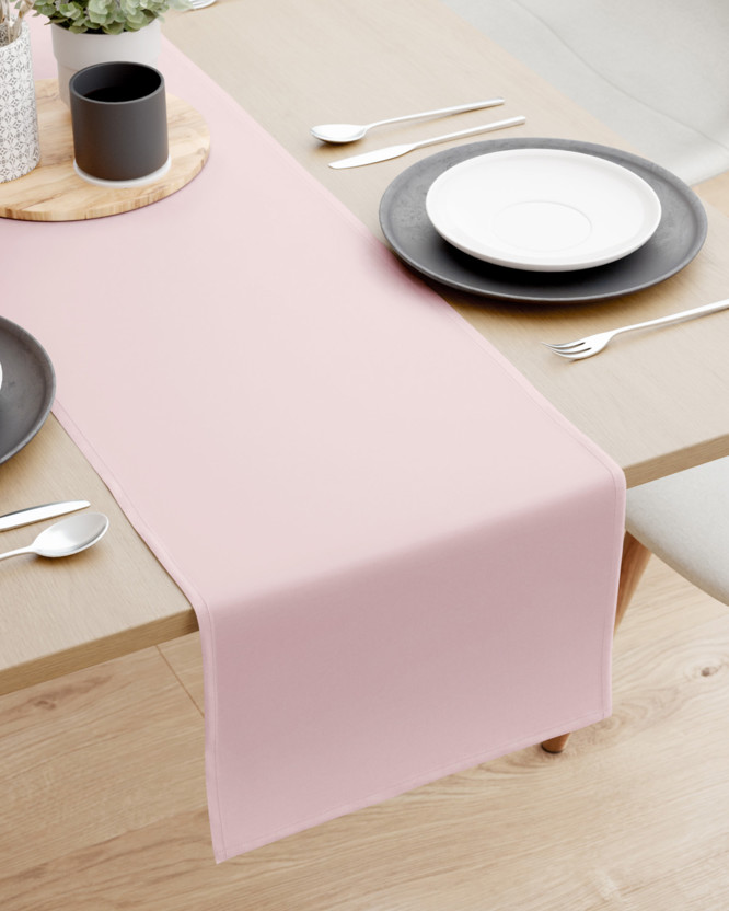 Napron de masă 100% bumbac - roz pudră