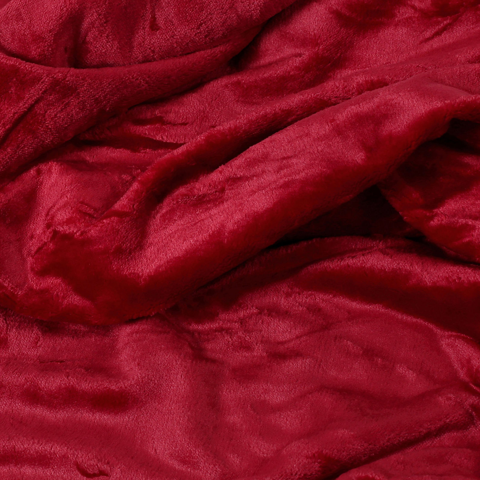 Pătură din microfibră de calitate - roșu închis