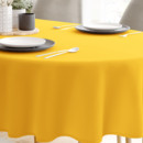 Față de masă decorativă  LONETA - galben închis - ovale