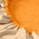 Cearceaf de pat impermeabil din frotir - portocaliu