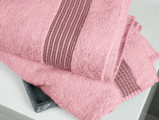 Prosoape de baie din frotir Micro Exclusiv - roz vechi