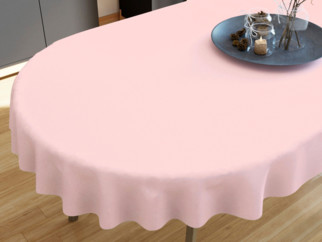 Față de masă decorativă  LONETA - roz - ovale