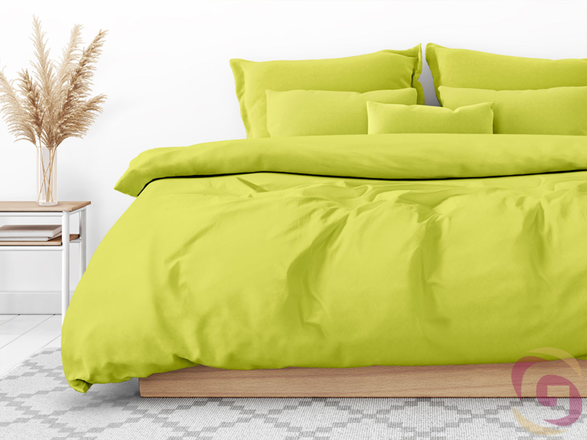 jet vowel Accidentally Lenjerie de pat din 100% bumbac - verde lime | Goldea.ro