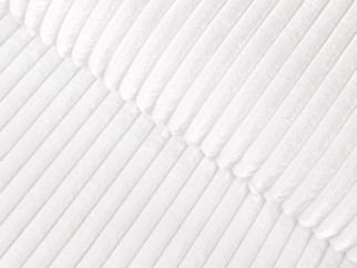 Tesături din polyester MINKY dungi - alb - lătime 150 cm