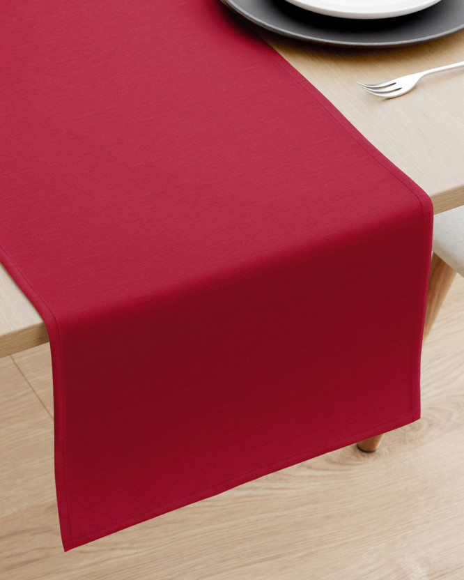 Napron de masă decorative de Crăciun LONETA - UNI roșu vișinie
