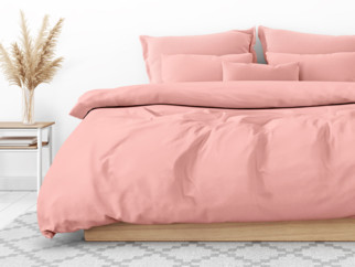 Lenjerie de pat din 100% bumbac - roz pastel