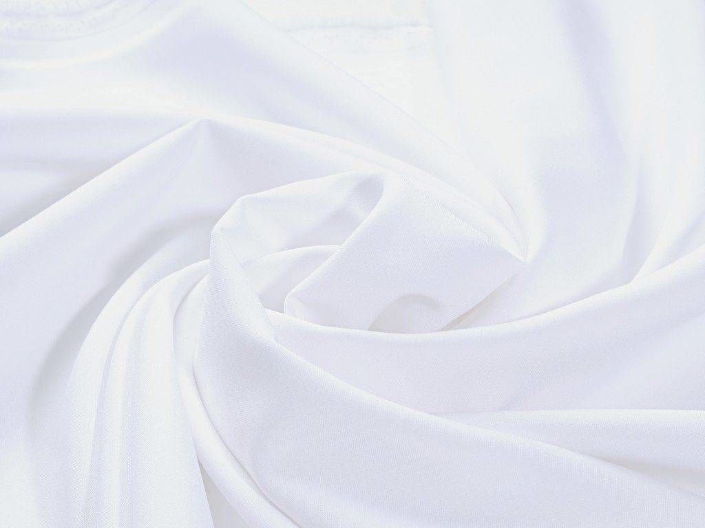 Țesătură decorativă de o singură culoare Rongo - albă