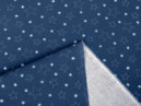 Țesătură din bumbac 100% SIMONA - model X-16 - steluțe albe pe albastru - la metru - lățime 150 cm