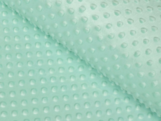 Tesături din polyester MINKY - mentolate - lătime 150 cm