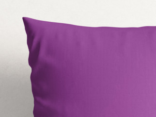 Față de pernă din bumbac - violet