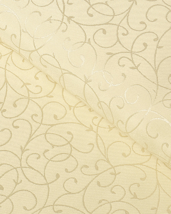 Țesătură decorativă de lux pentru fețe de masă - vanilie desen stilou