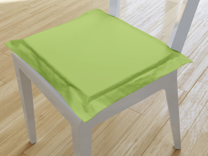 Pernă pentru scaun cu ornamente 38x38 cm - verde
