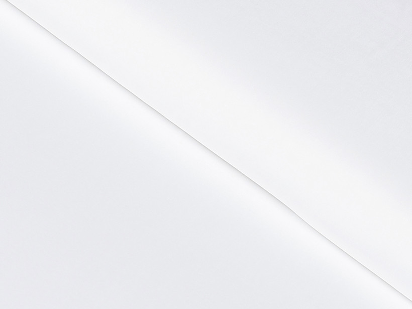 Țesătură decorativă Rongo Deluxe - alb cu luciu satinat