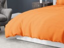 Lenjerie de pat din bumbac - portocaliu